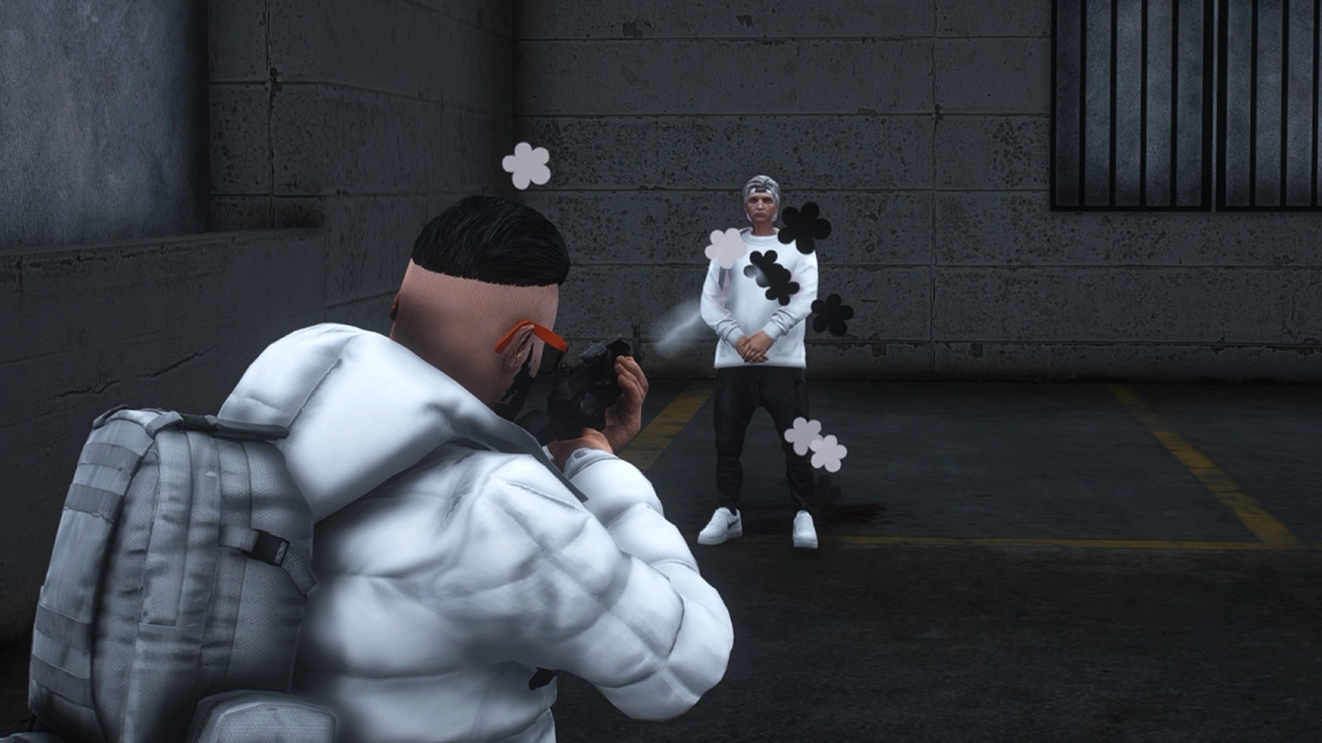 Hit Effect - Pink dot & Flowers